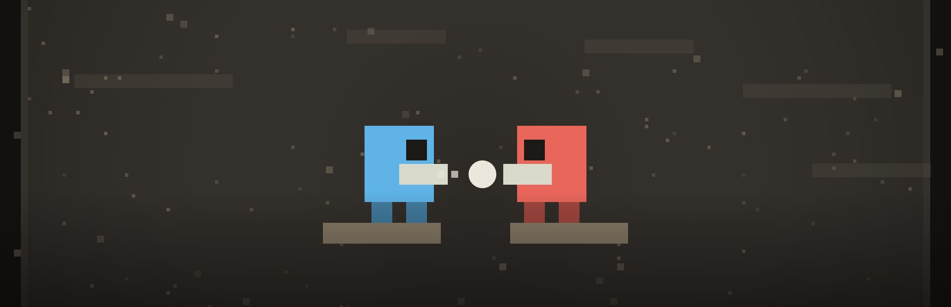 Futon Fighters: two square fighters face to face